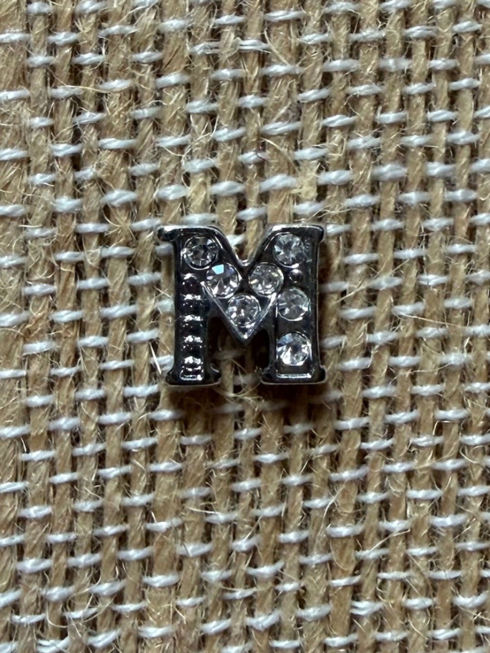 Silver Letter M